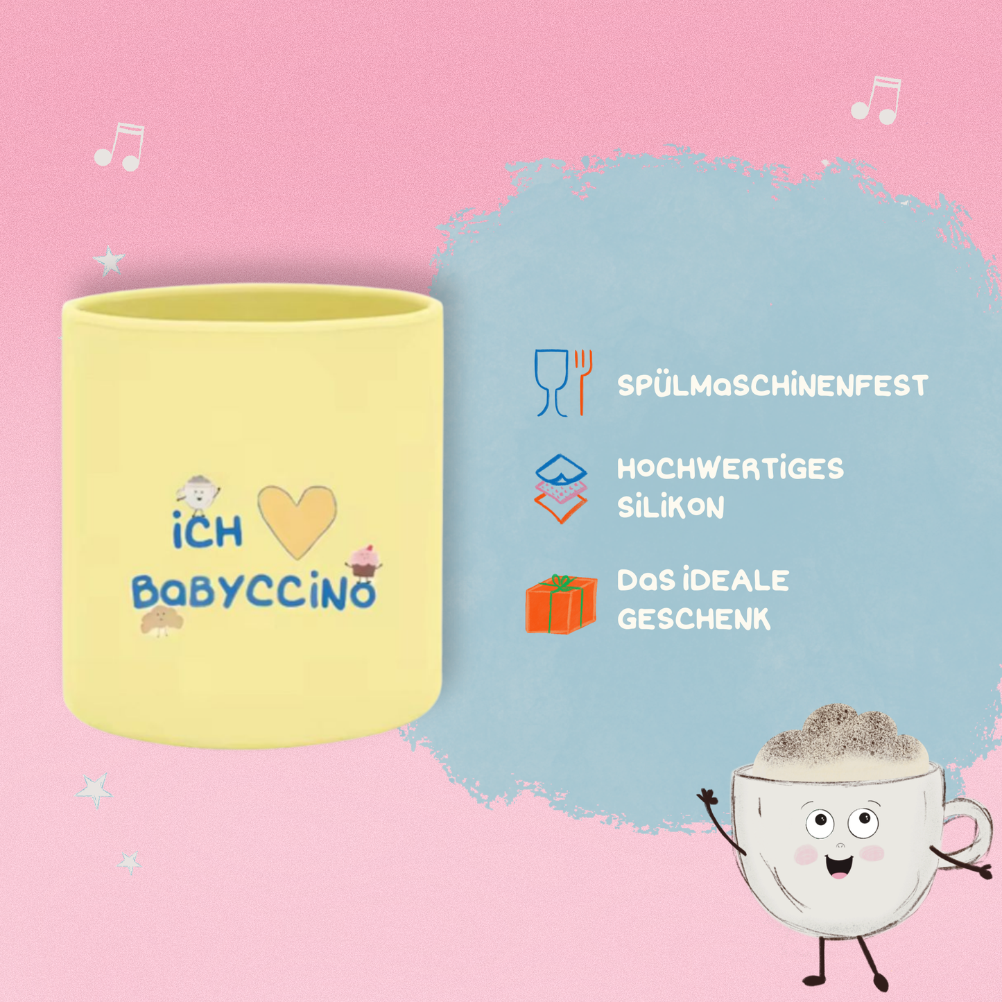 Babyccino Tasse | Ich liebe Babyccino Tasse