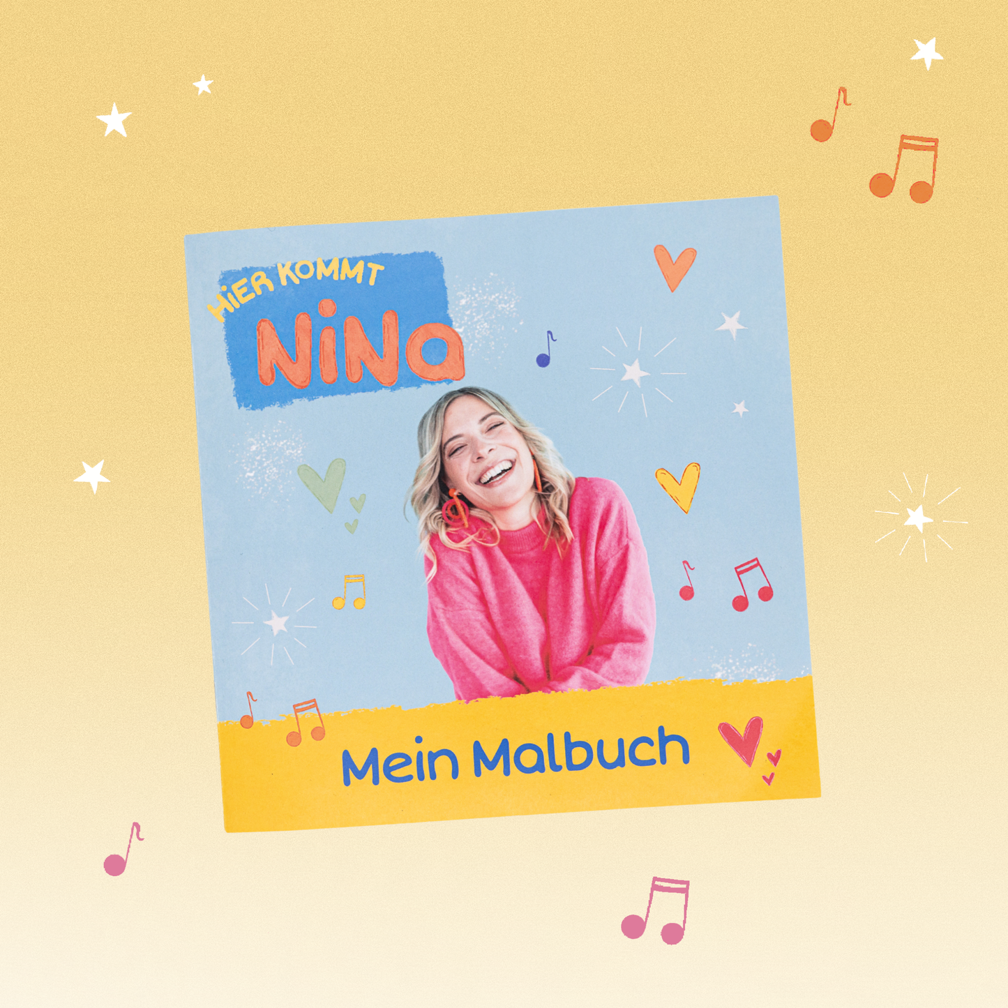 Malbuch aus der Hier kommt Nina Welt